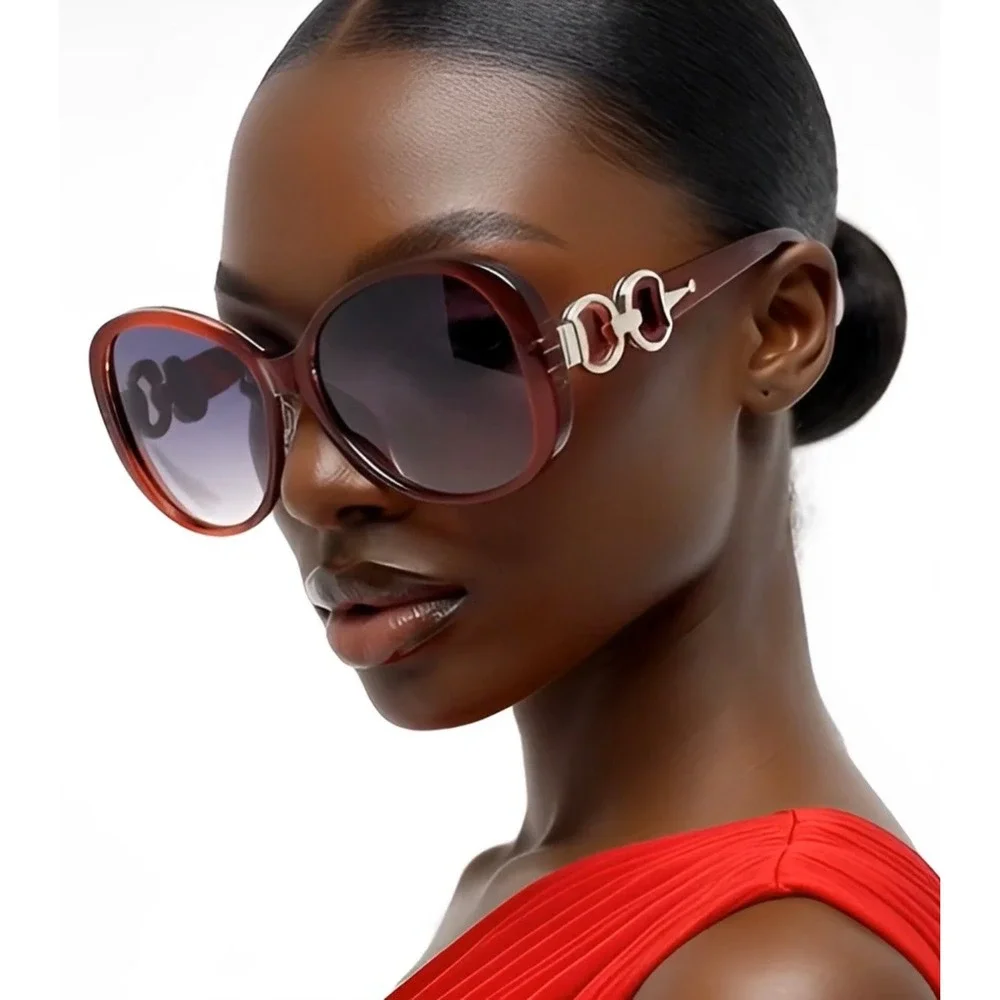 Oversized  Women's Sunglasses Butterfly Frame traveling driving UV400 XL Stylish